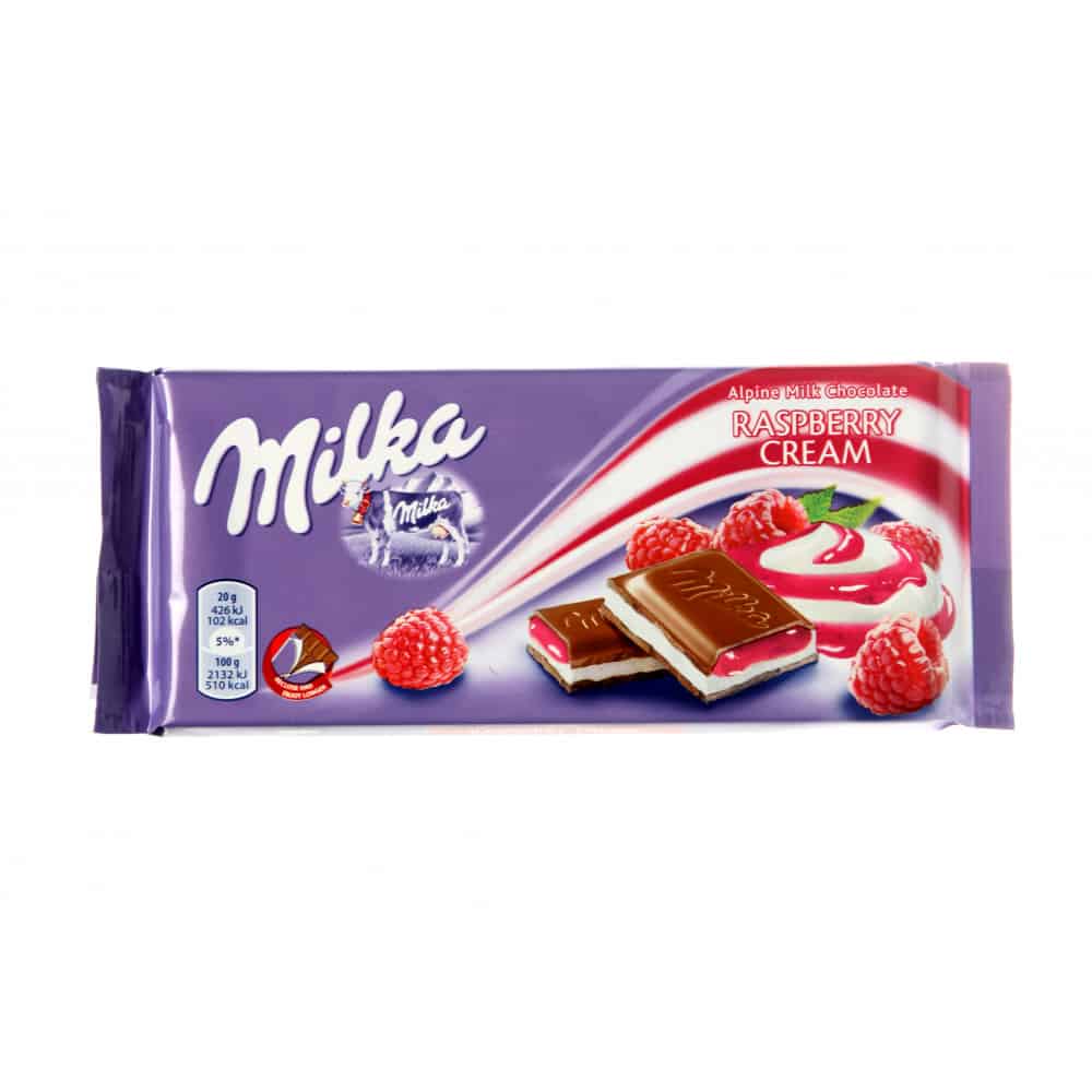 Шоколад Milka Малинов Крем 100гр