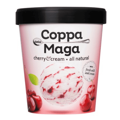 Сладолед Coppa Della Maga вишни/смет.125мл