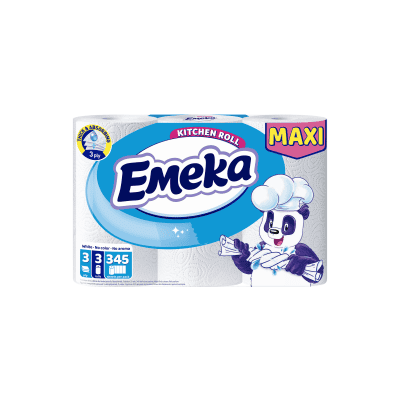 Кухненска хартия Emeka Бяла 3пл/ 3бр.