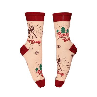 Чорапи ретро коледа 