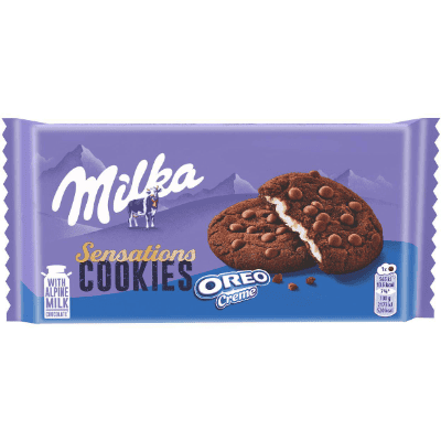 Меки бисквити Milka Oreo с ванилия 156гр