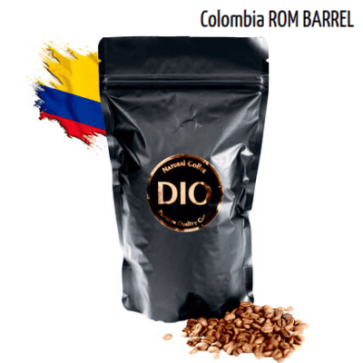 Кафе dio  colombia rom barrel зърна 200гр