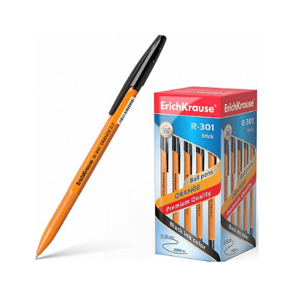 Химикалка Еrich krause r-301 0.7мм черно