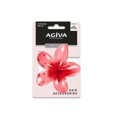 Шнола за коса агива 4cm jdh-318ч.цвете