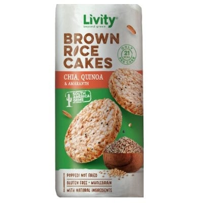 Оризови б-ти Ливити чиа,киноа,амарант 100г