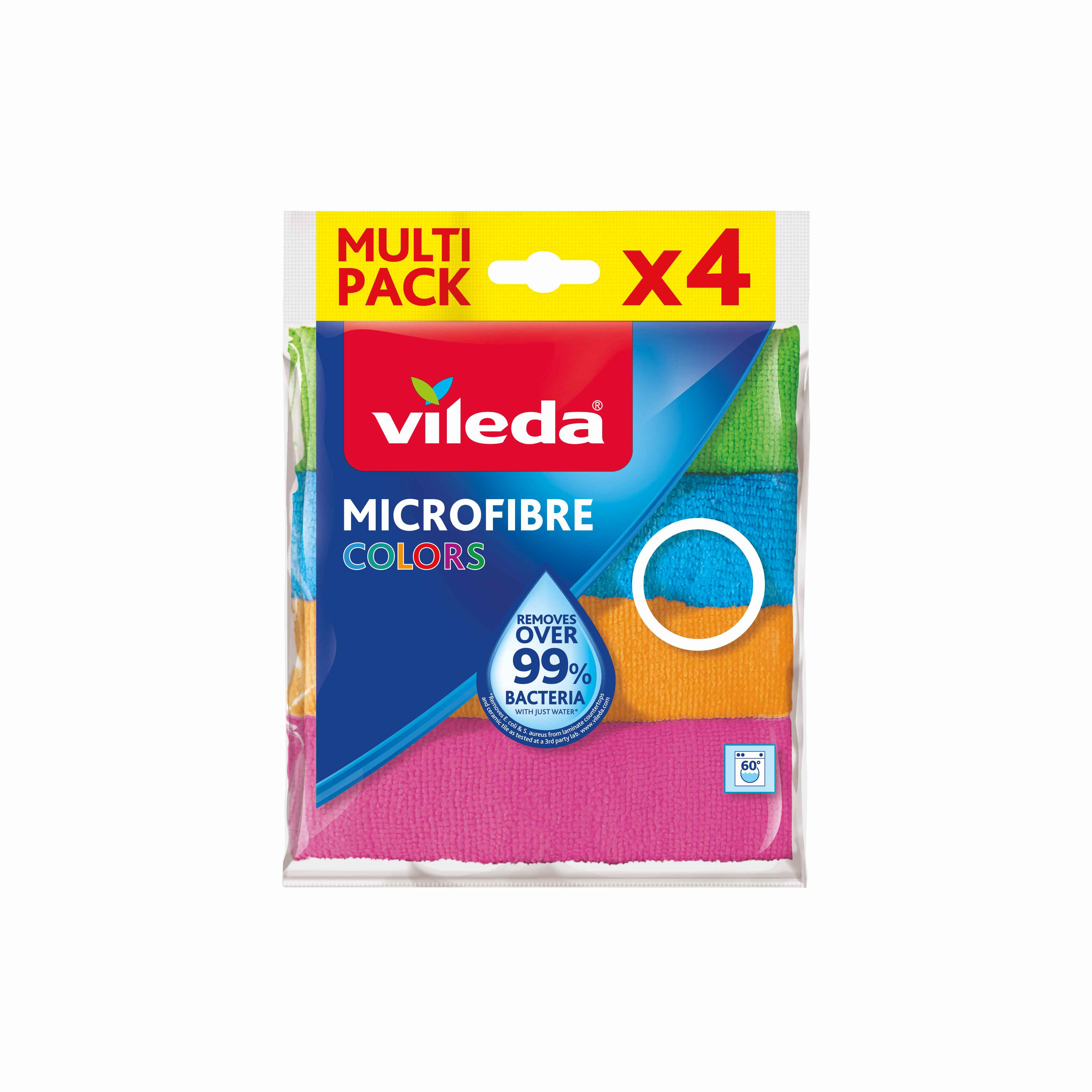 Vileda colors микрофибърна кърпи 4бр