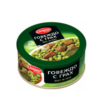 Говеждо с грах яхния Компас 300гр