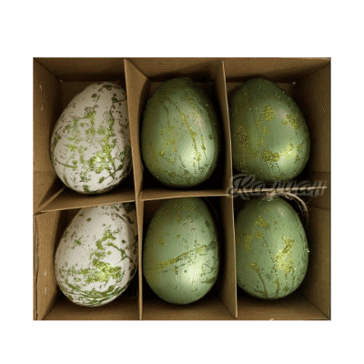 К-т великденски яйца pvc 6бр