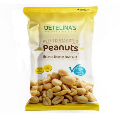 Белени фъстъци Детелина с морска сол 160гр