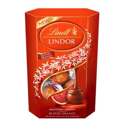 Ш.б.линдт корнет червен портокал 200гр