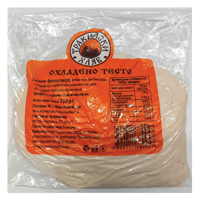 Тесто тракийски хляб 720гр