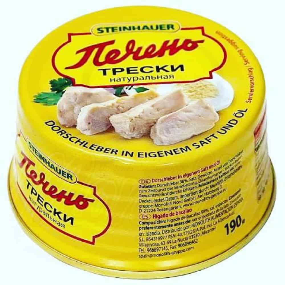 Дроб от треска в собствен сос 190гр