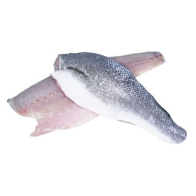 Лаврак филе с кожа 