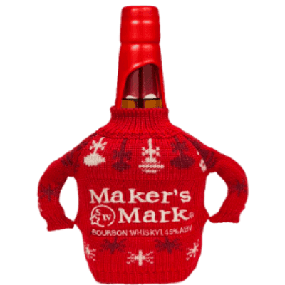 Бърбън Maker`s mark 45% 0.7л с пуловер