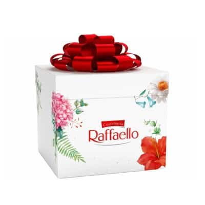Шоколадови бонбони Raffaello в кубче 300гр