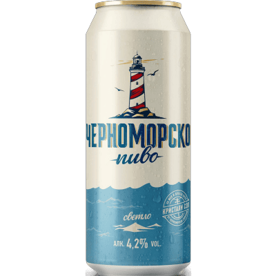 Бира Черноморско светло кен 500мл