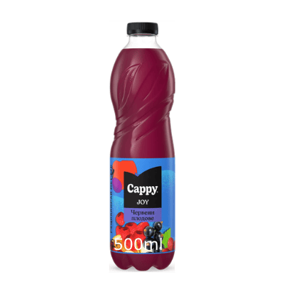 Плодова напитка Cappy Joy черв. микс 500мл