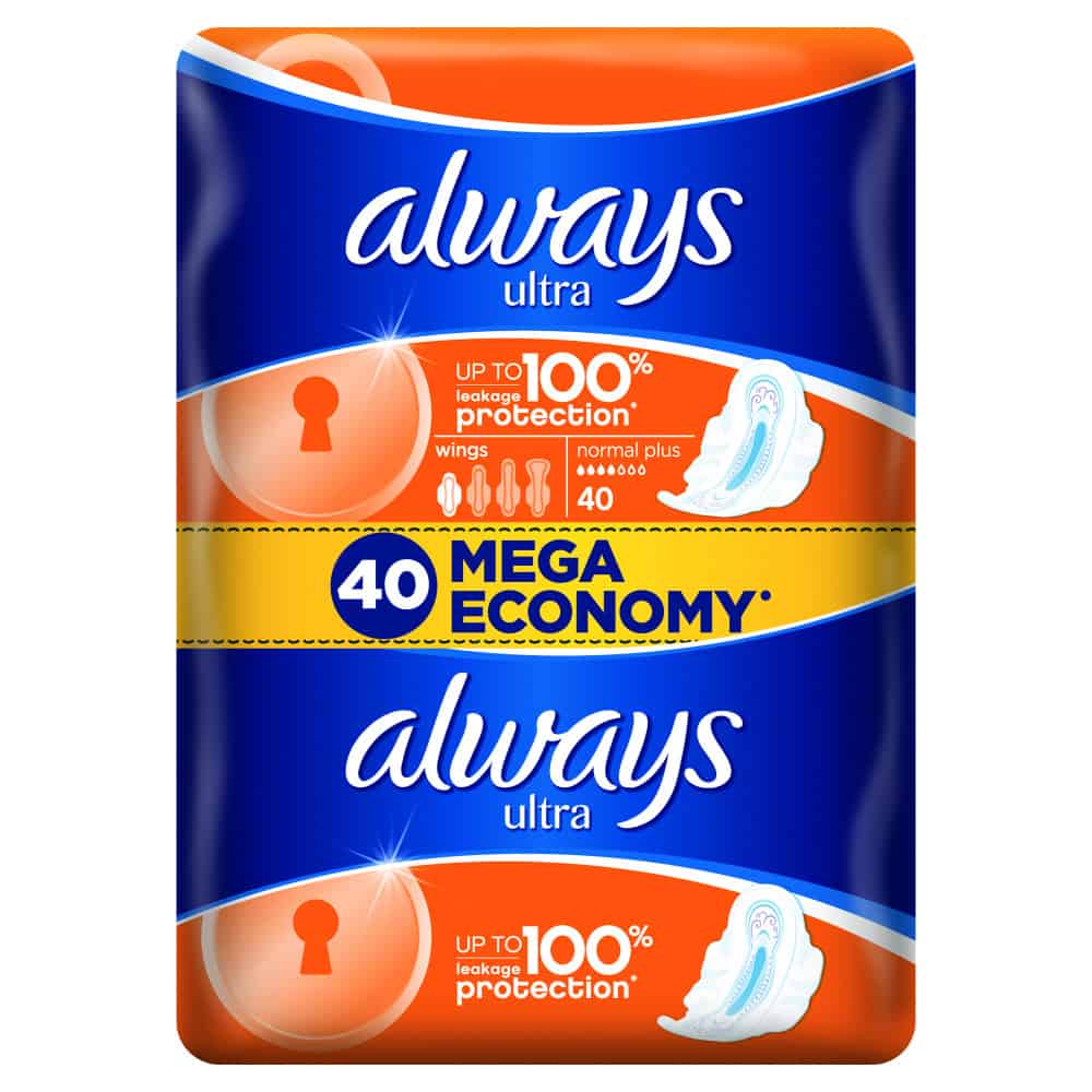 Дамски превръзки Always Ultra Normal 40бр.