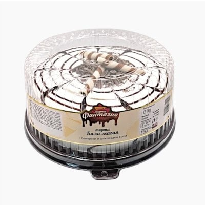 Торта Бяла магия Фантазия 8 парчета кутия