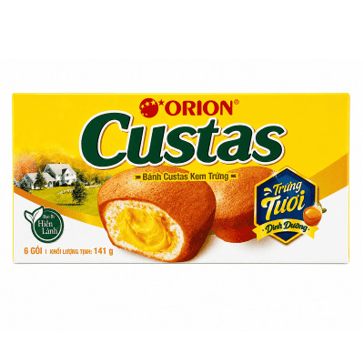 Кексче с яйчен крем custas 6х23.5гр orion