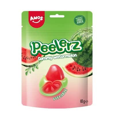Бонбони жел.амос peelerz диня 65гр