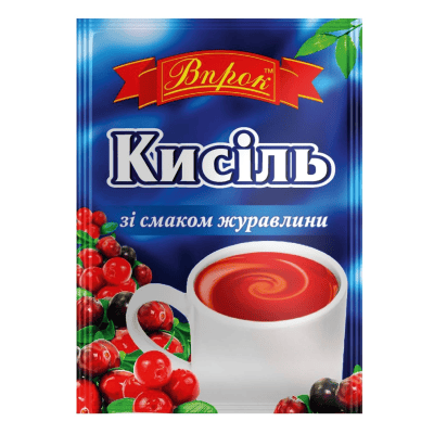 Кисел вкус клюква 65гр