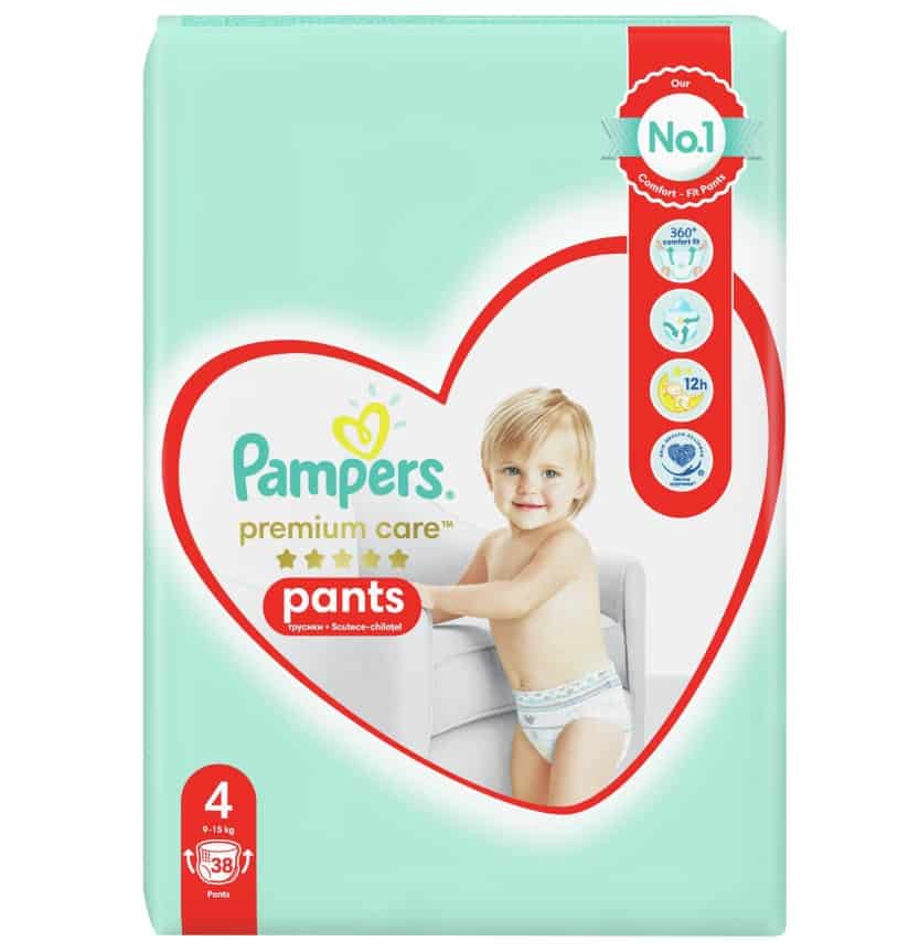 Гащички Pampers Prem. Care VP S4 38бр