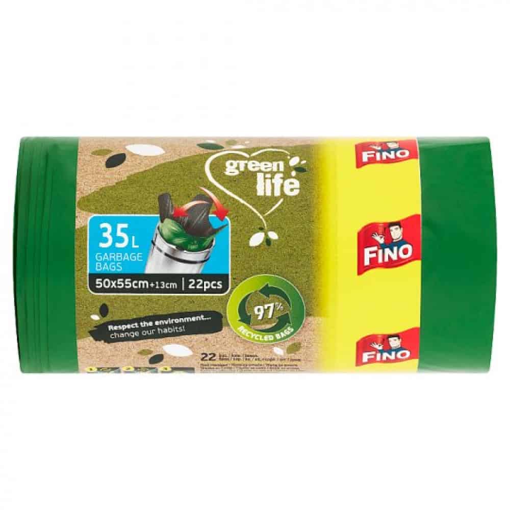 Торби за смет Fino Green life 35л / 22бр