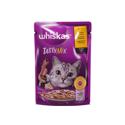 Храна Whiskas Pouch агнешко и пуешко 85гр