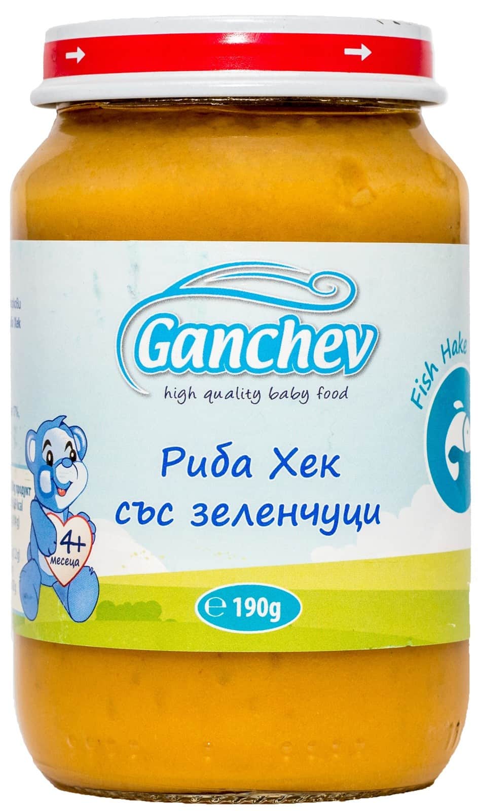 Пюре Ganchev Риба със Зеленчуци 190гр