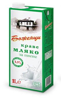 Прясно мляко Боженци 3,5% УХТ 1л.