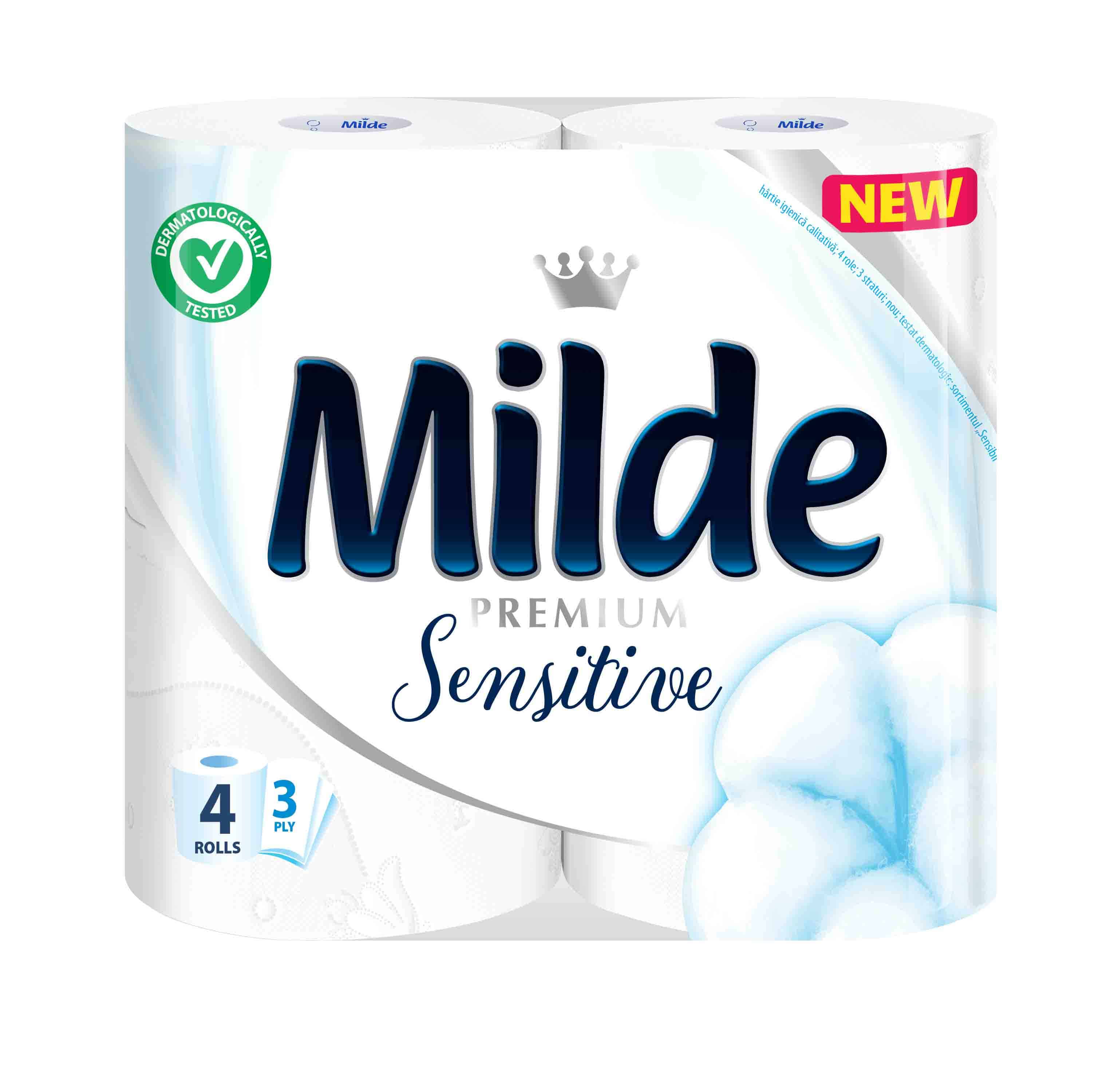 Тоалетна хартия Milde Sensitive 4бр