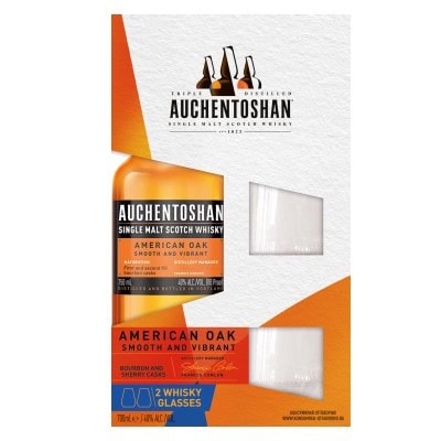 Уиски Auchentoshan AmericanOAK 0.7л +2чаши