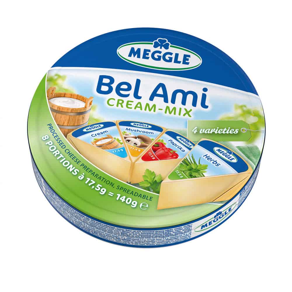 Топено Сирене Meggle Bel Ami Микс 140гр