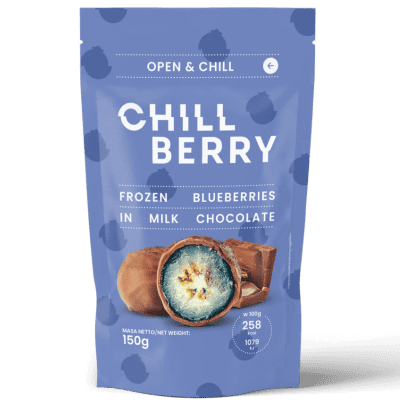 Синя боров. в мл.шоколад 150гр chillberry