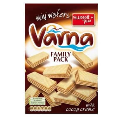 Вафли Varna Мини с Какаов Крем 260гр
