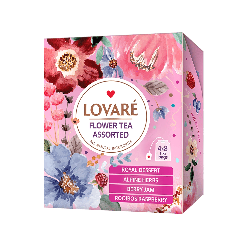 Чай Lovare асорти flower tea 4 х 8бр