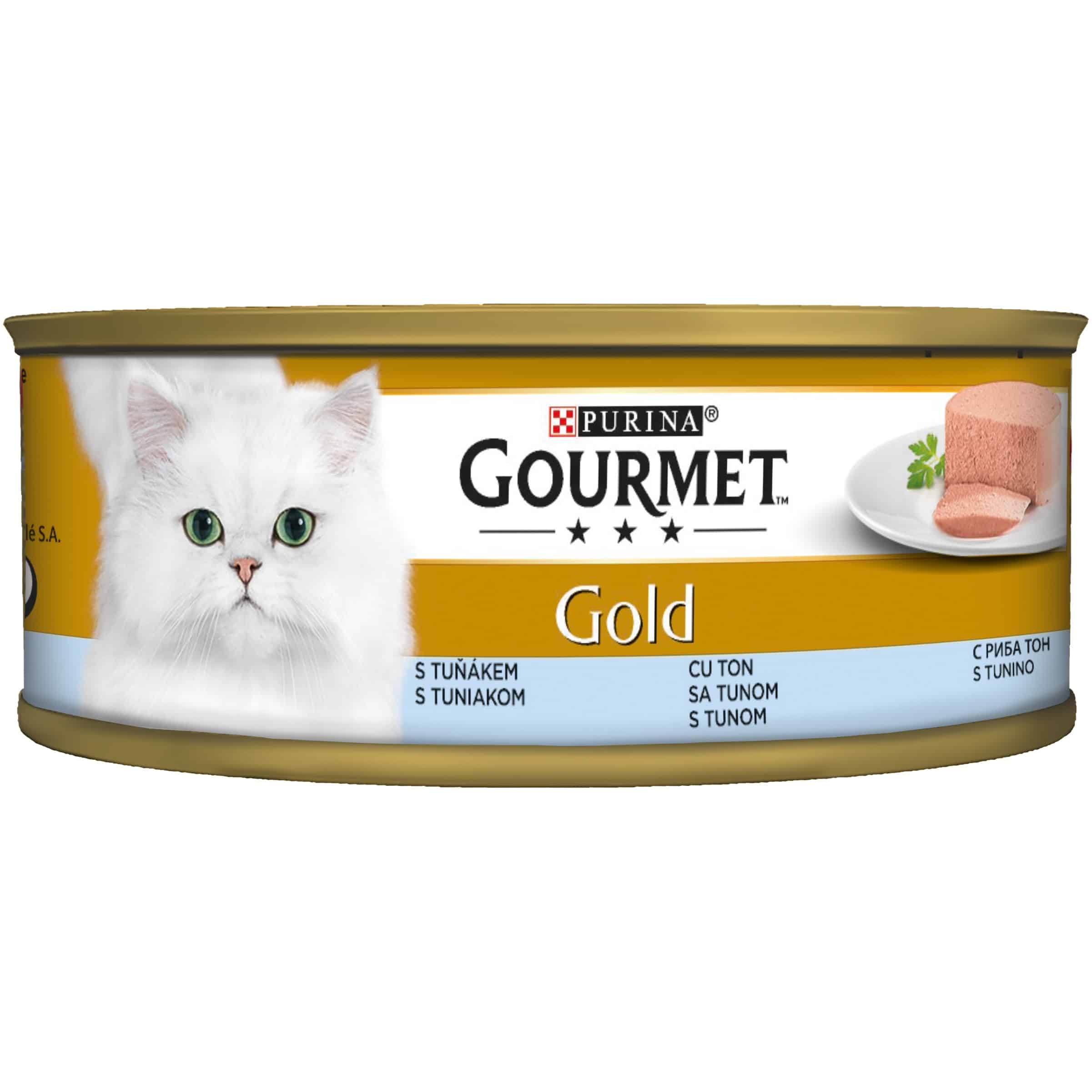 Храна Gourmet gold, пастет от риба тон 85 гр.