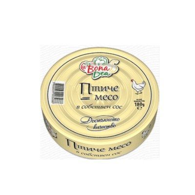 Птиче месо в собствен сос Бона Деа 180гр