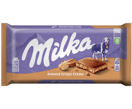 Шоколад Milka крем бадем 90 гр