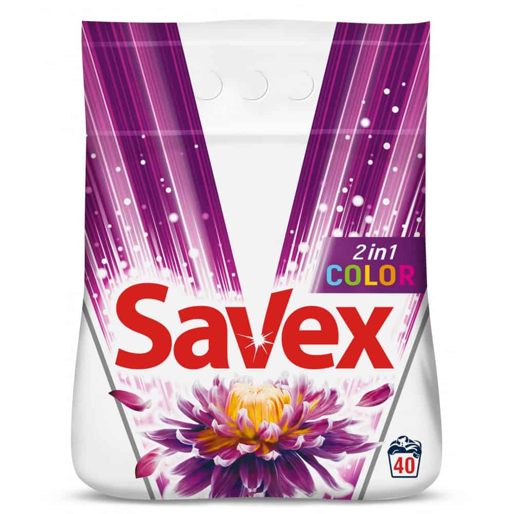 Прах Savex 2в1 Color 4кг / 40 пранета