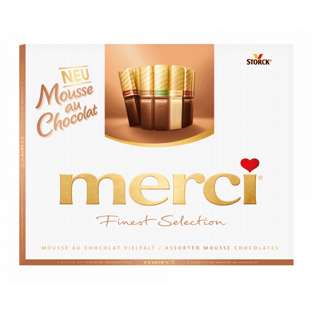 Шок. Бонбони Merci, мус селекция 210 гр. 