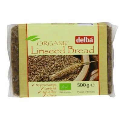 Био ръжен хляб с ленено семе, 500гр