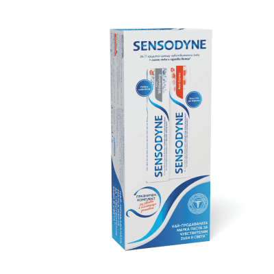 Паста Sensodyne White/anticaries 2х75мл