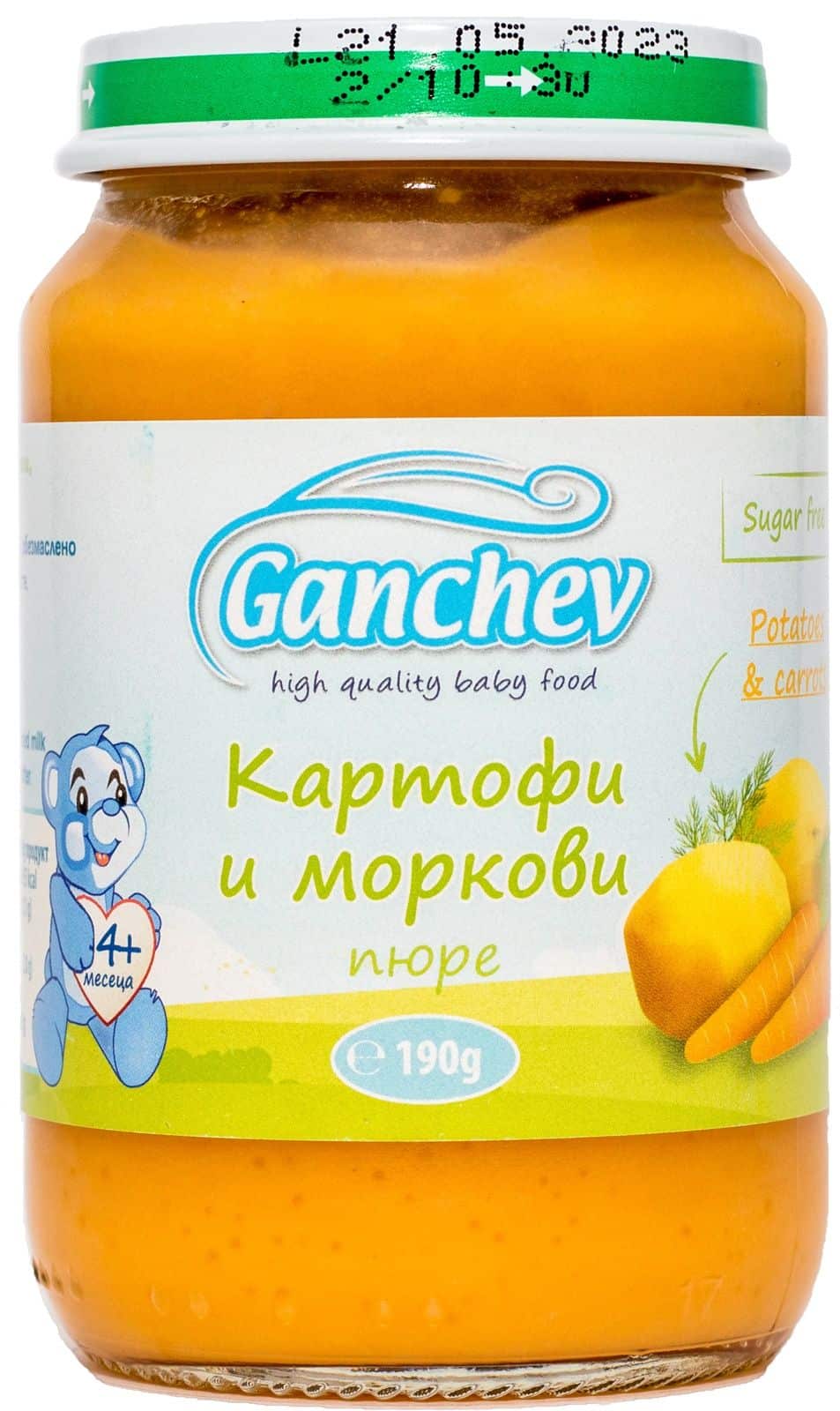 Пюре Ganchev Картофи и Моркови 190гр