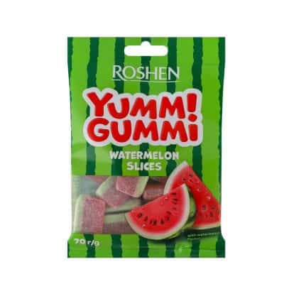 Бонбони жел.yummi gummi диня 70гр
