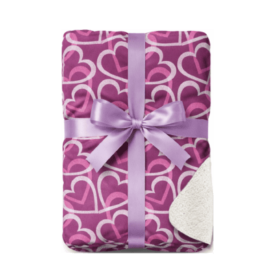 Одеяло шерпа св.валентин 150/200