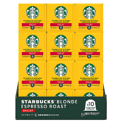 Кафе starbucks blonde decaf капс.nesp 10бр