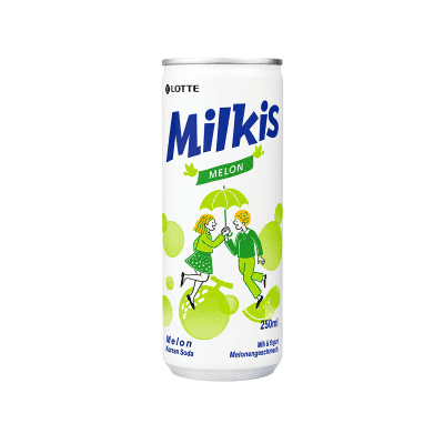 Газирана напитка milkis пъпеш 250мл lotte