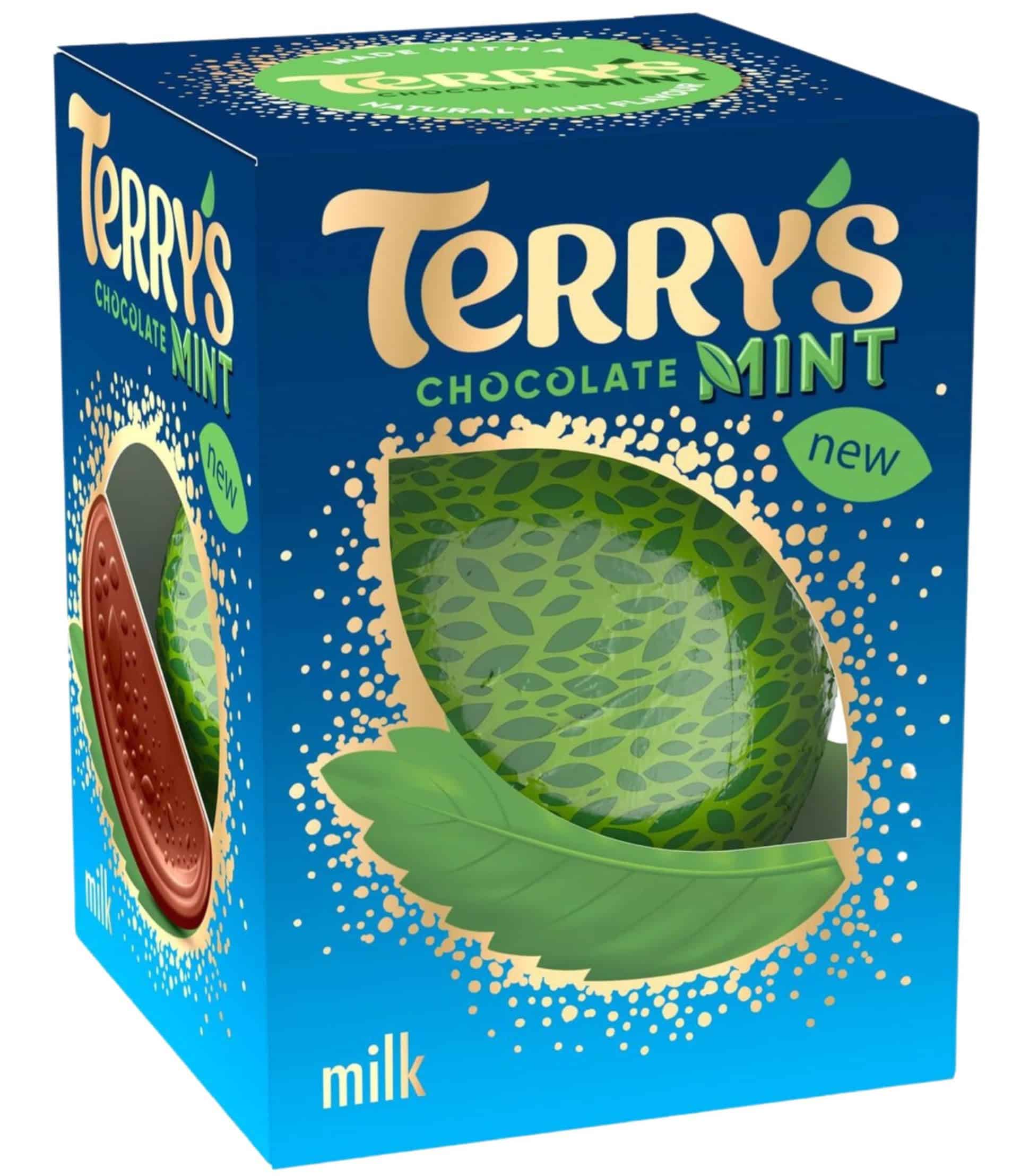 Шоколад Terry's с вкус на мента 145гр